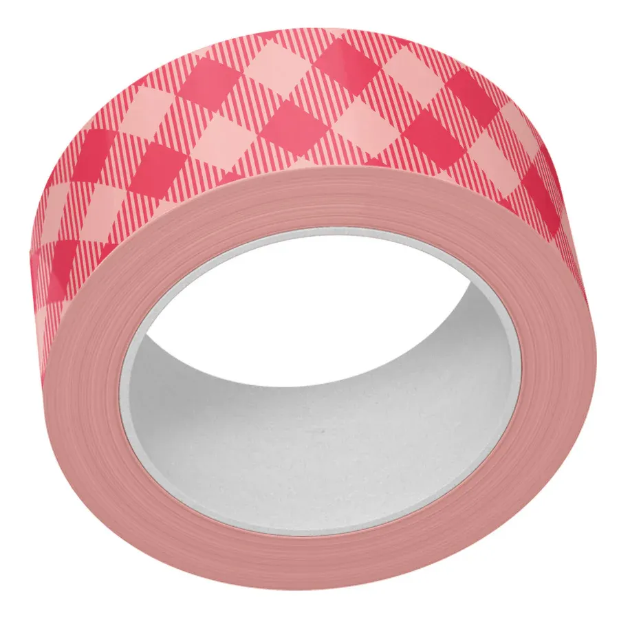 LF Pink Gingham Washi Tape
