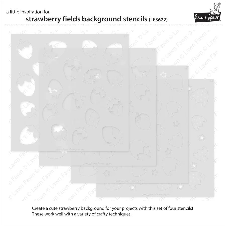 LF Strawberry Fields Background Stencils