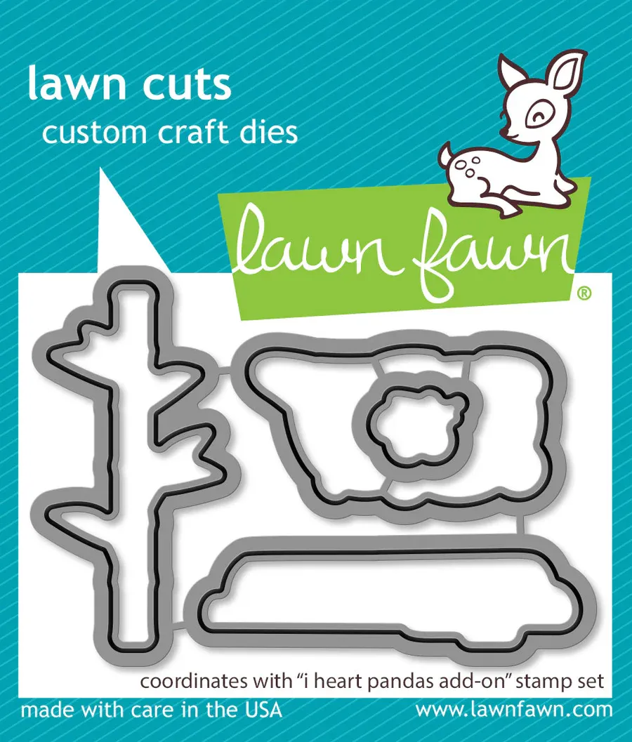 LF I Heart Pandas Add-on Die