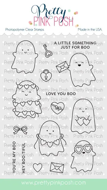 Valentine Ghost Friends Stamp &amp; Die