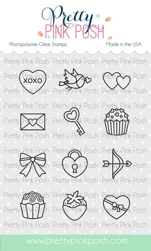 Valentine Icons Stamp &amp; Die Set