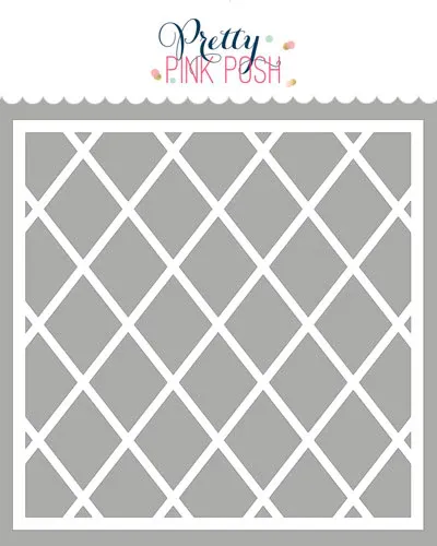 Diamond Grid Stencil