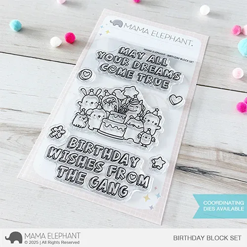 ME Birthday Block Set Stamp &amp; Die