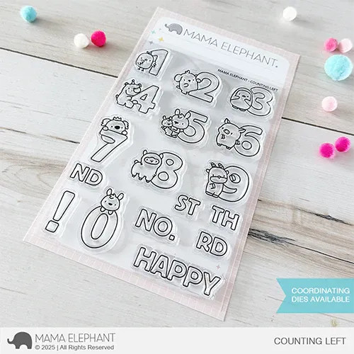 ME Counting Left Stamp &amp; Die