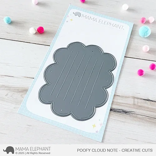 ME Poofy Cloud Note
