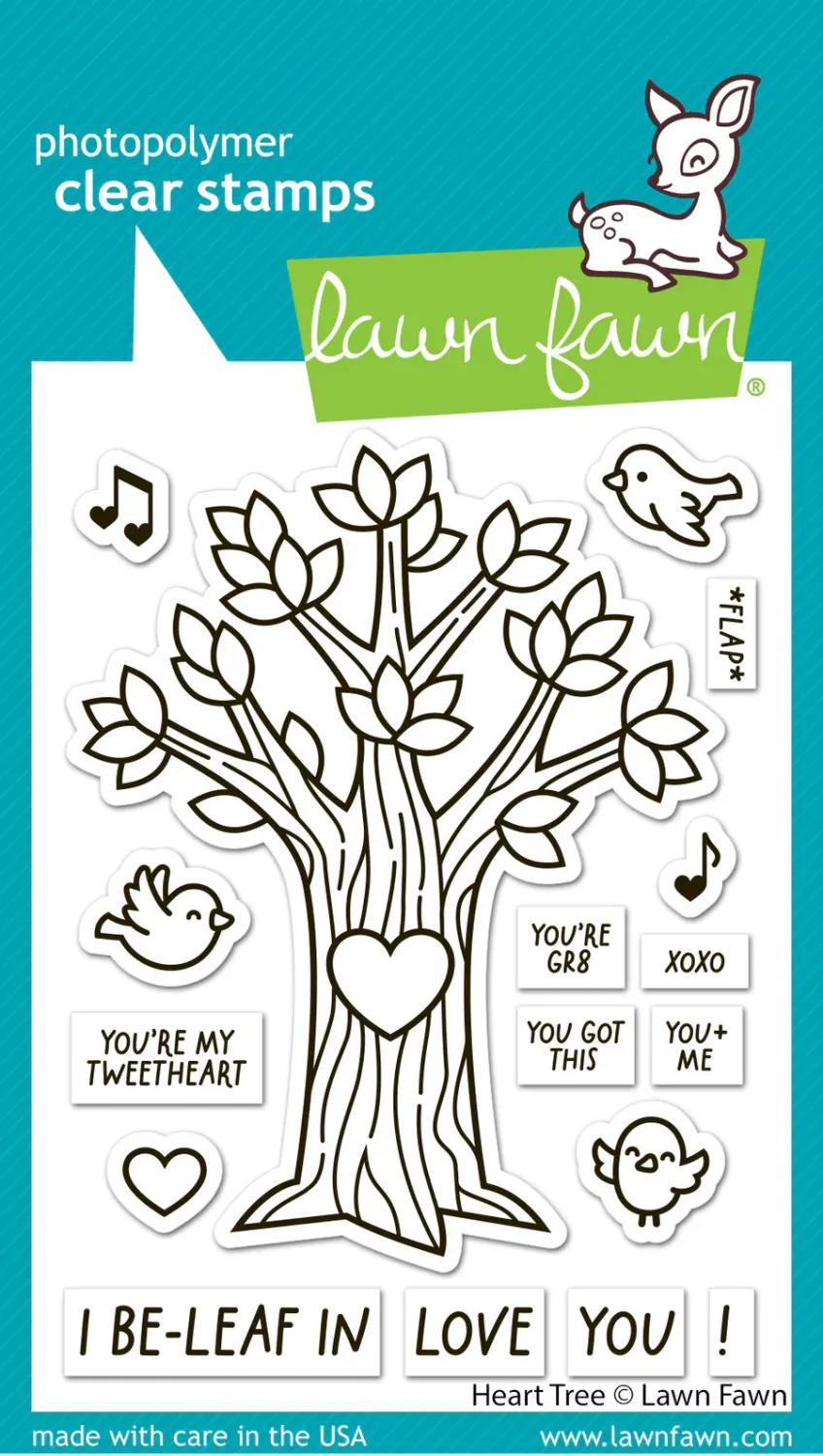 LF Heart Tree Stamp
