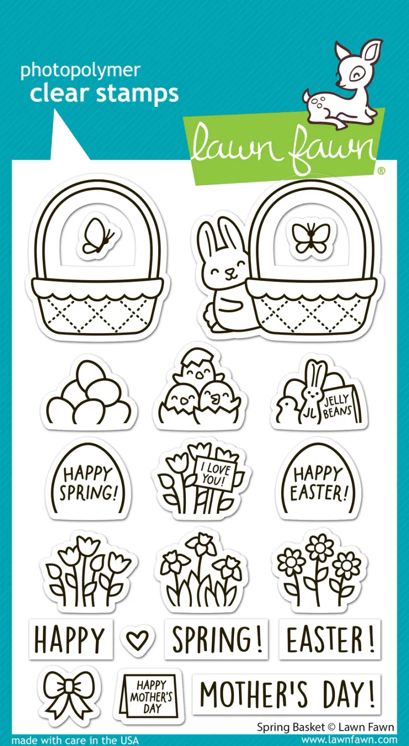 LF Spring Basket Stamp