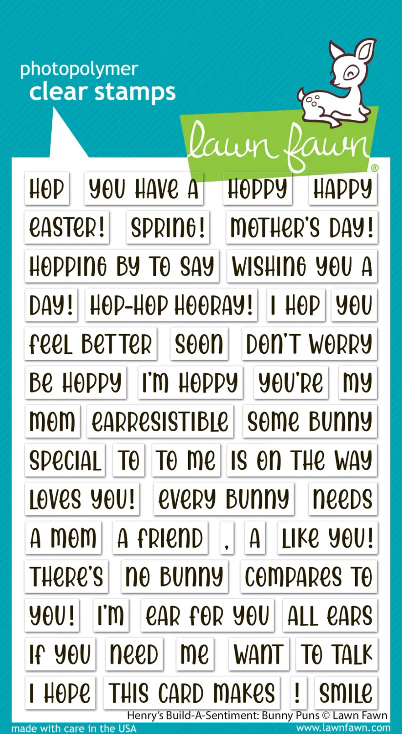 LF Build-A-Bunny Sentiment: Bunny Puns