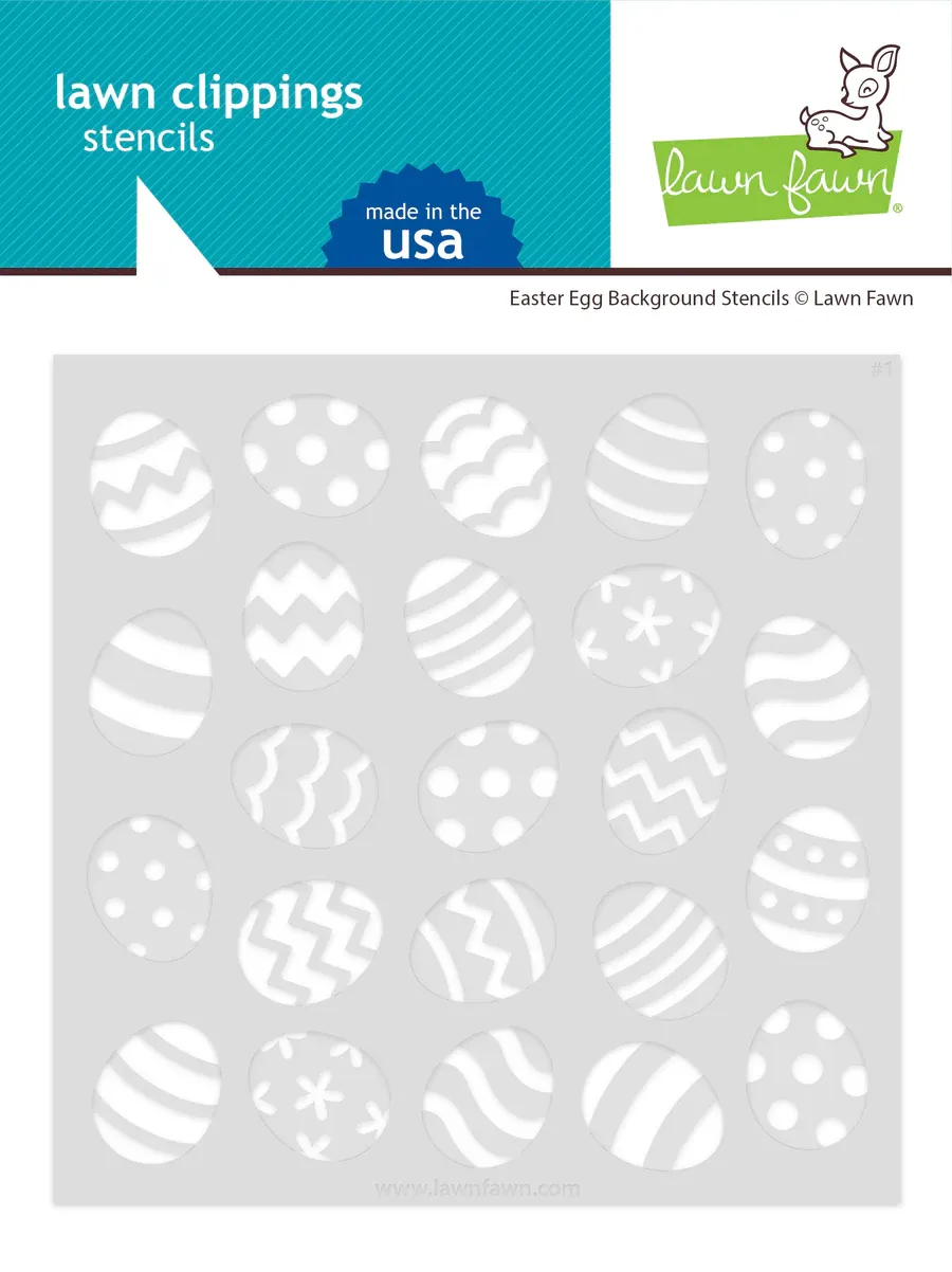 LF Easter Basket Background Stencils