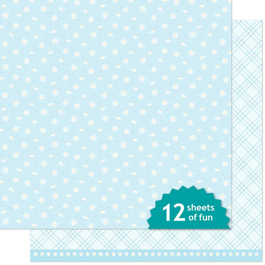 LF Bitsy Blooms For-get-me-not Paper