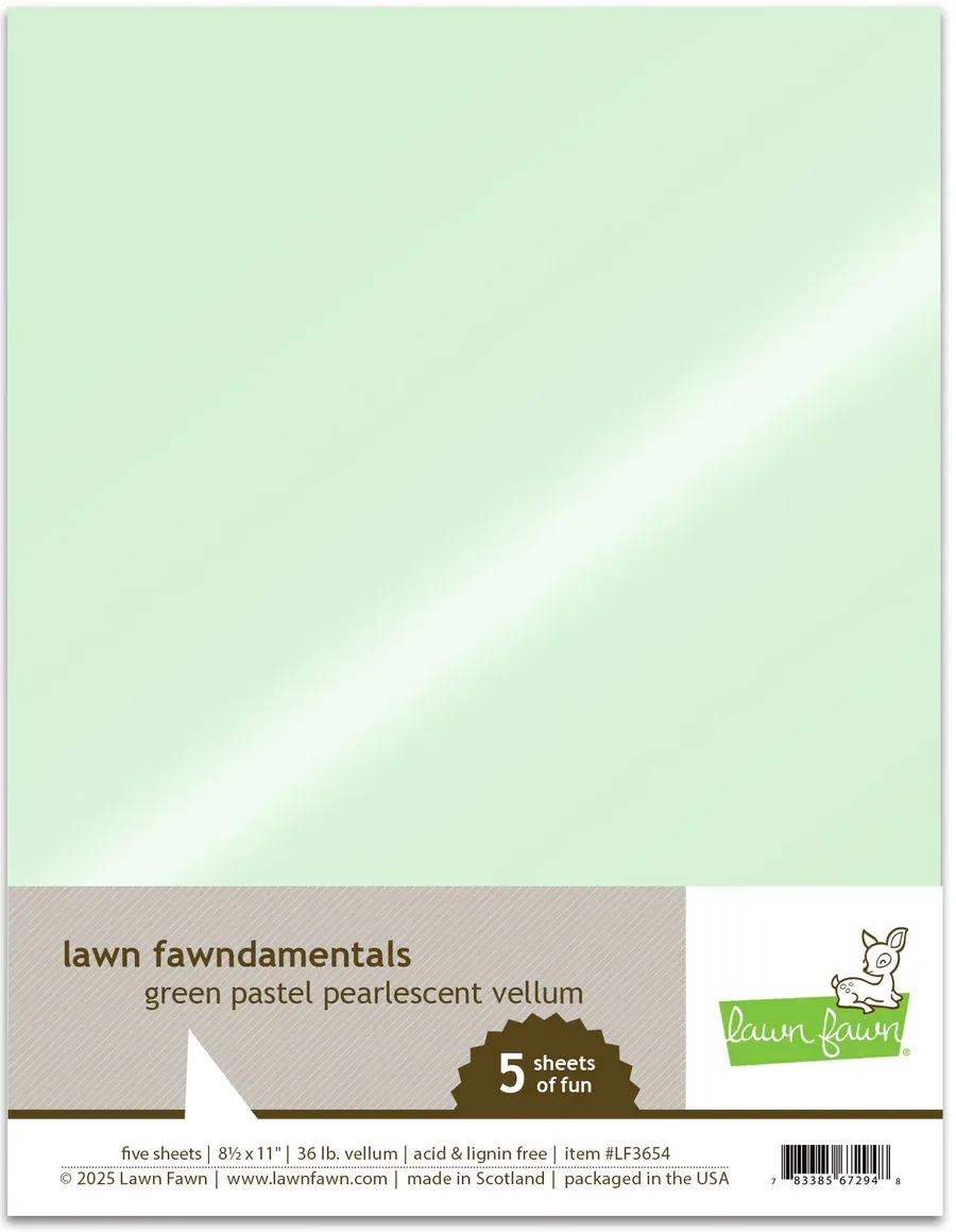 LF Green Pastel Pearlescent Vellum