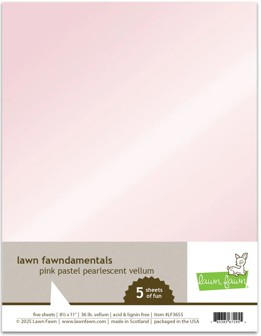LF Pink Pastel Pearlescent Vellum