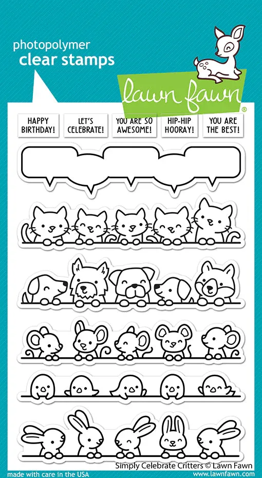 LF Simply Celebrate Critters Stamp Set