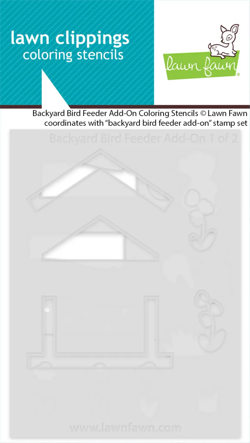 LF Backyard Bird Feeder Add-on Coloring Stencils