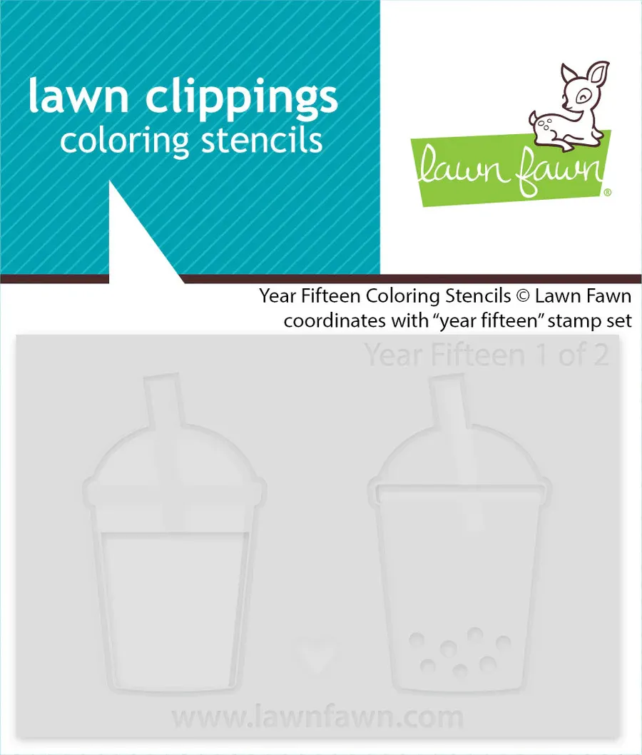 LF Year Fifteen Coloring Stencils