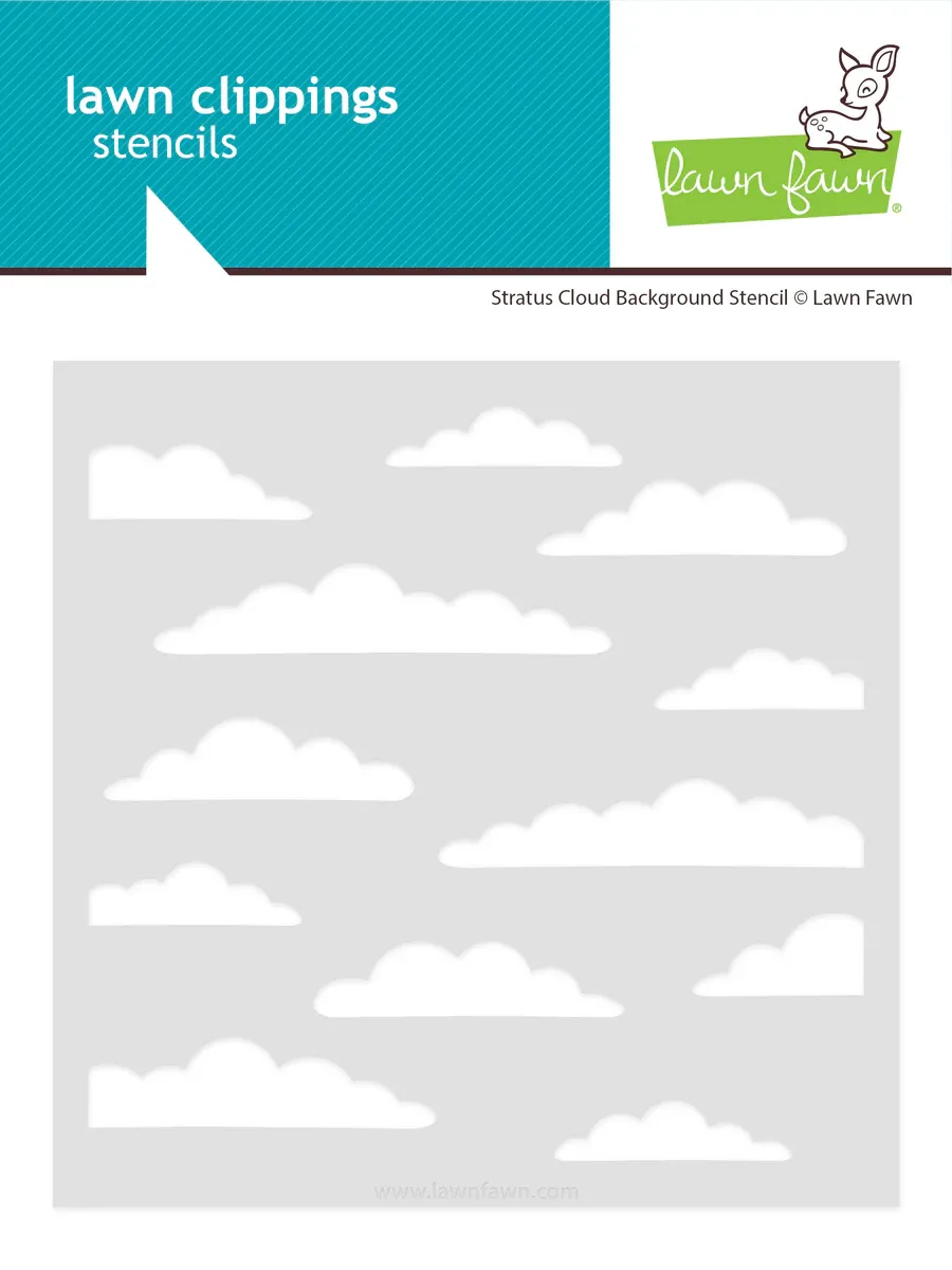LF Stratus Cloud Background Stencil