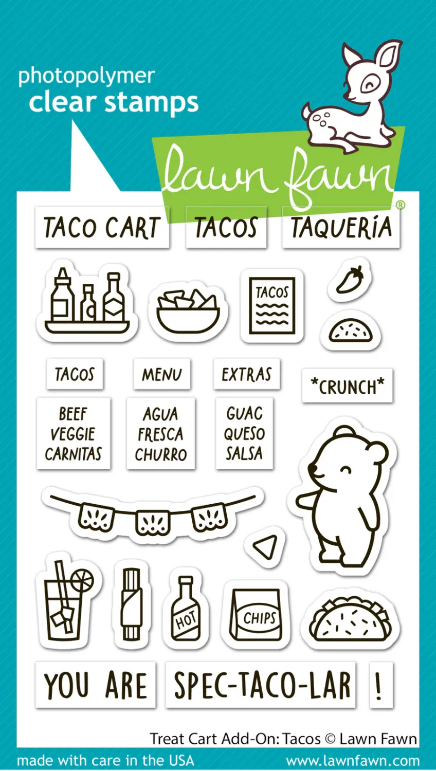 LF Treat Cart Sentiment Add-on: Tacos Stamp