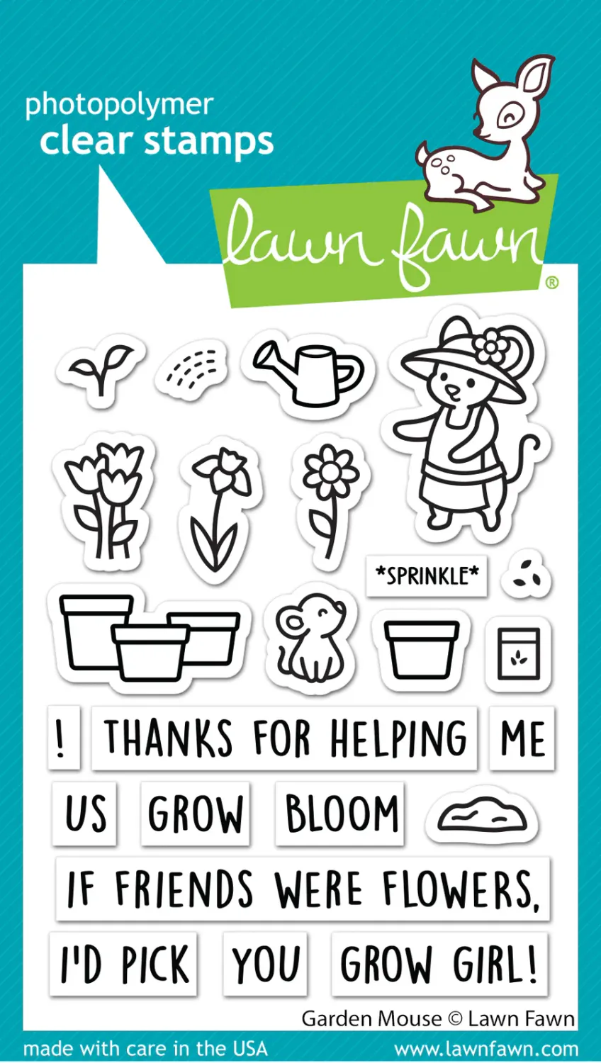LF Garden Mouse Stamp