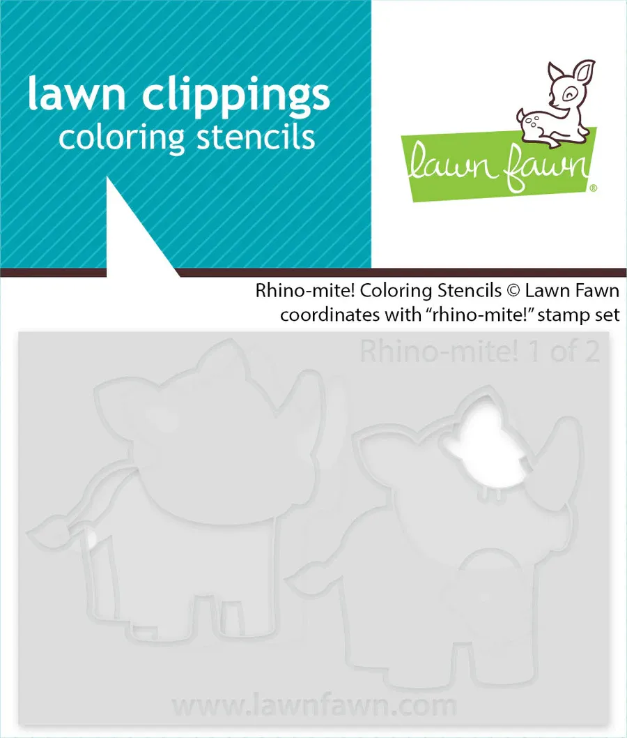 LF Rhino-mite! Coloring Stencils