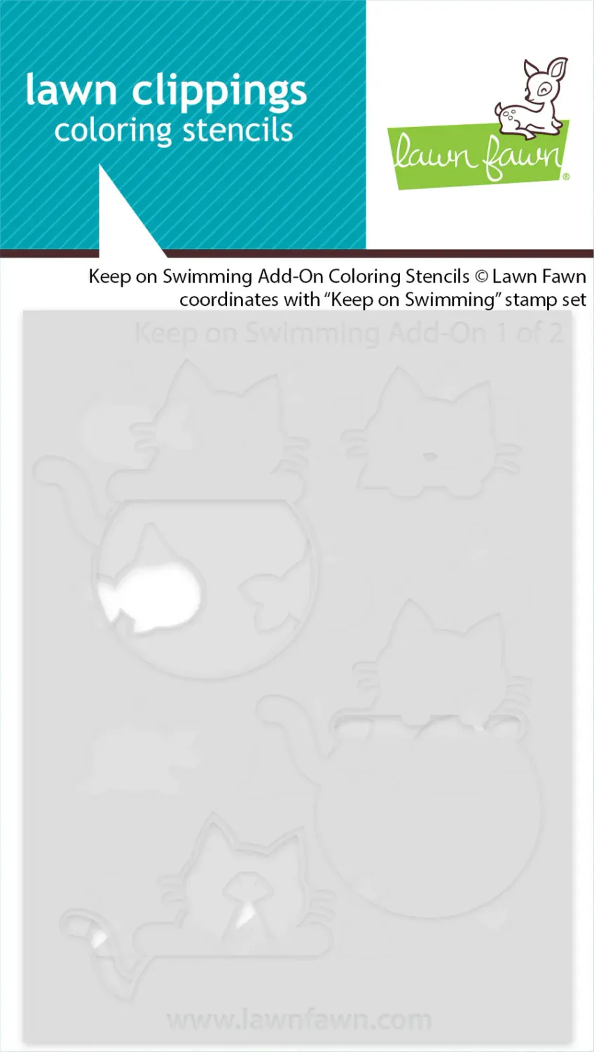 LF Keep On Swimming Add- On Coloring Stencils