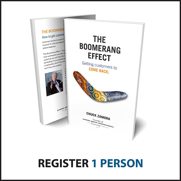 The Boomerang Effect - 1 PERSON
