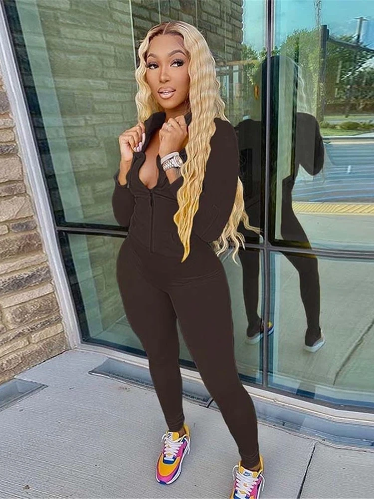 Velvet Jogging Suit Two Piece