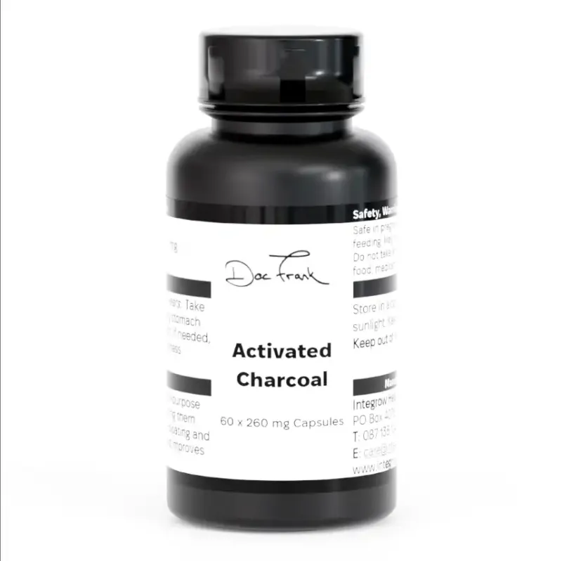 6-Pack Activated Charcoal 260 mg 60 capsules