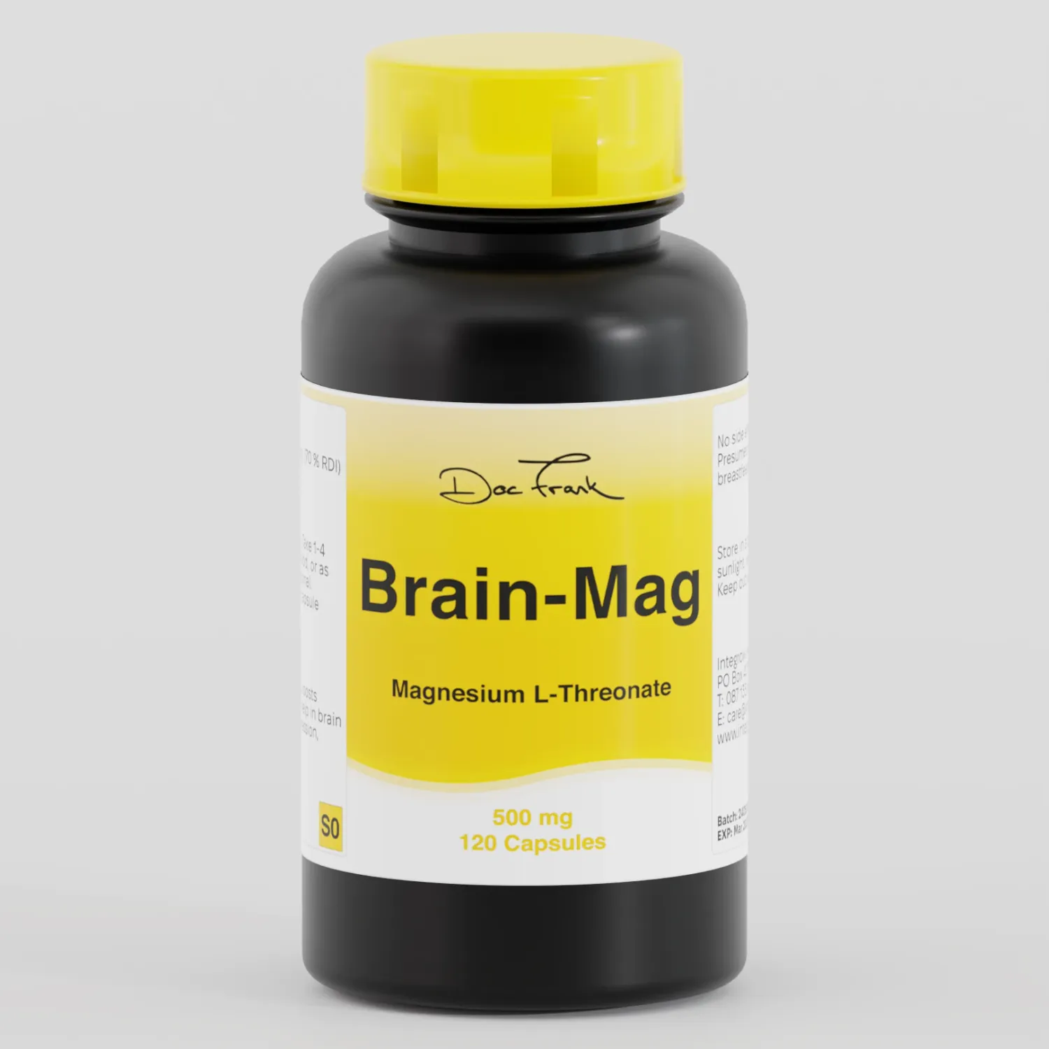 6-Pack Brain-Mag 500 mg x 120 capsules