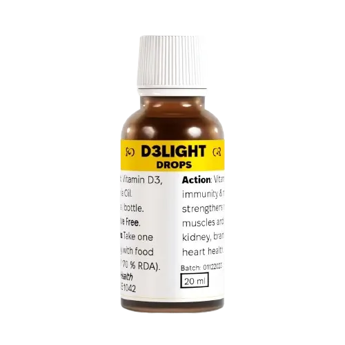 D3Light Drops 20 ml (450 drops) -1,000 IU per Drop