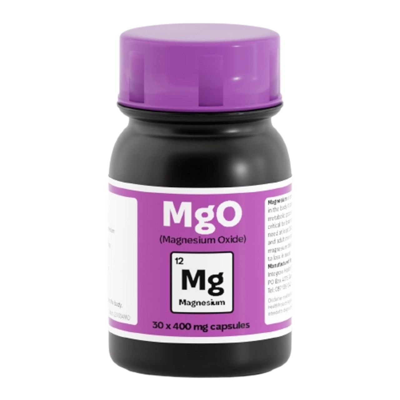 MgO (240mg Magnesium) 30 capsules