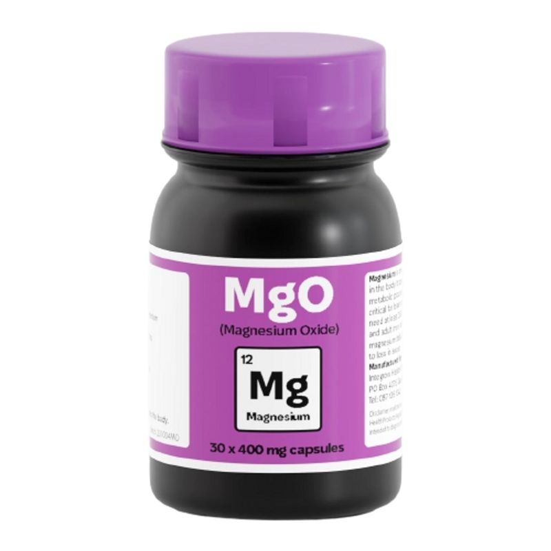 MgO (240mg Magnesium) 30 capsules