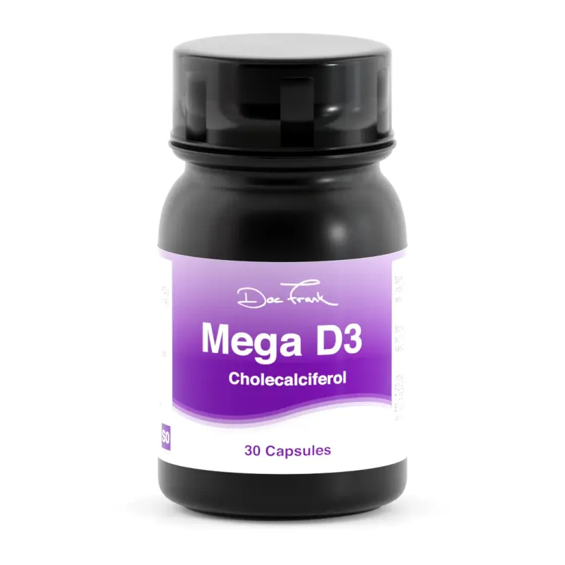 Doc Frank's Mega D3 (Cholecalciferol) 30 capsules