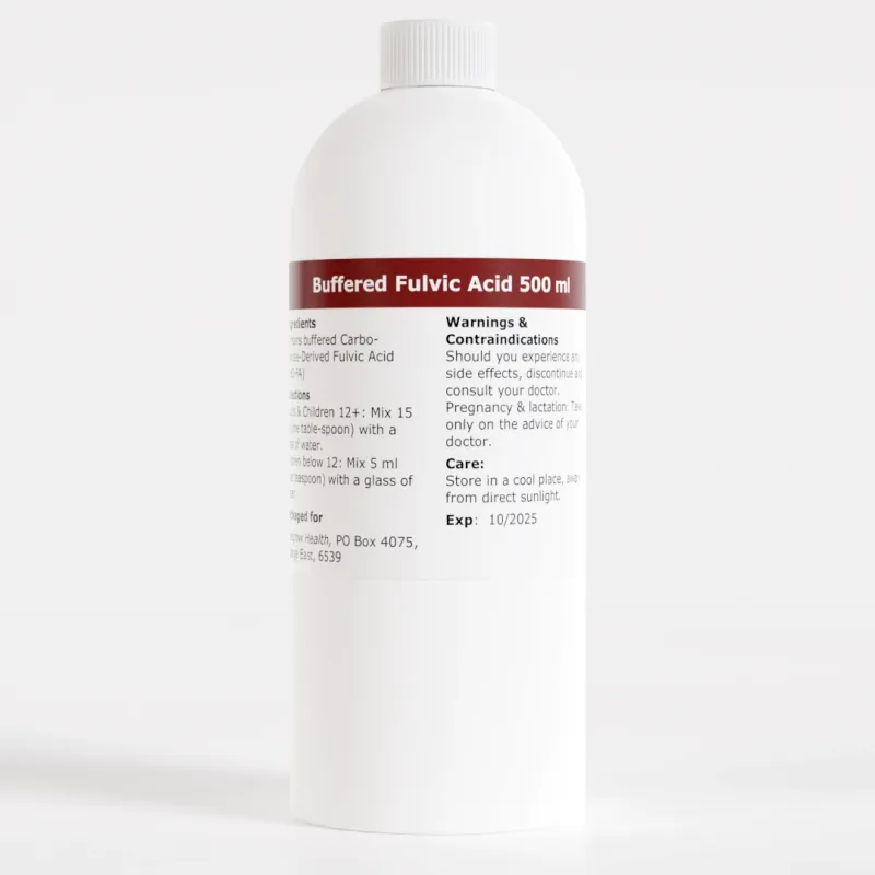 6-Pack Fulvic Acid (Buffered) 500ml