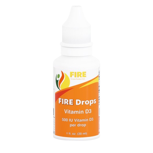 6-Pack FIRE Drops Vitamin D3 (450 drops)
