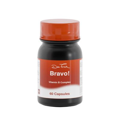 Bravo! Vitamin B-Complex 60-capsule bottle.