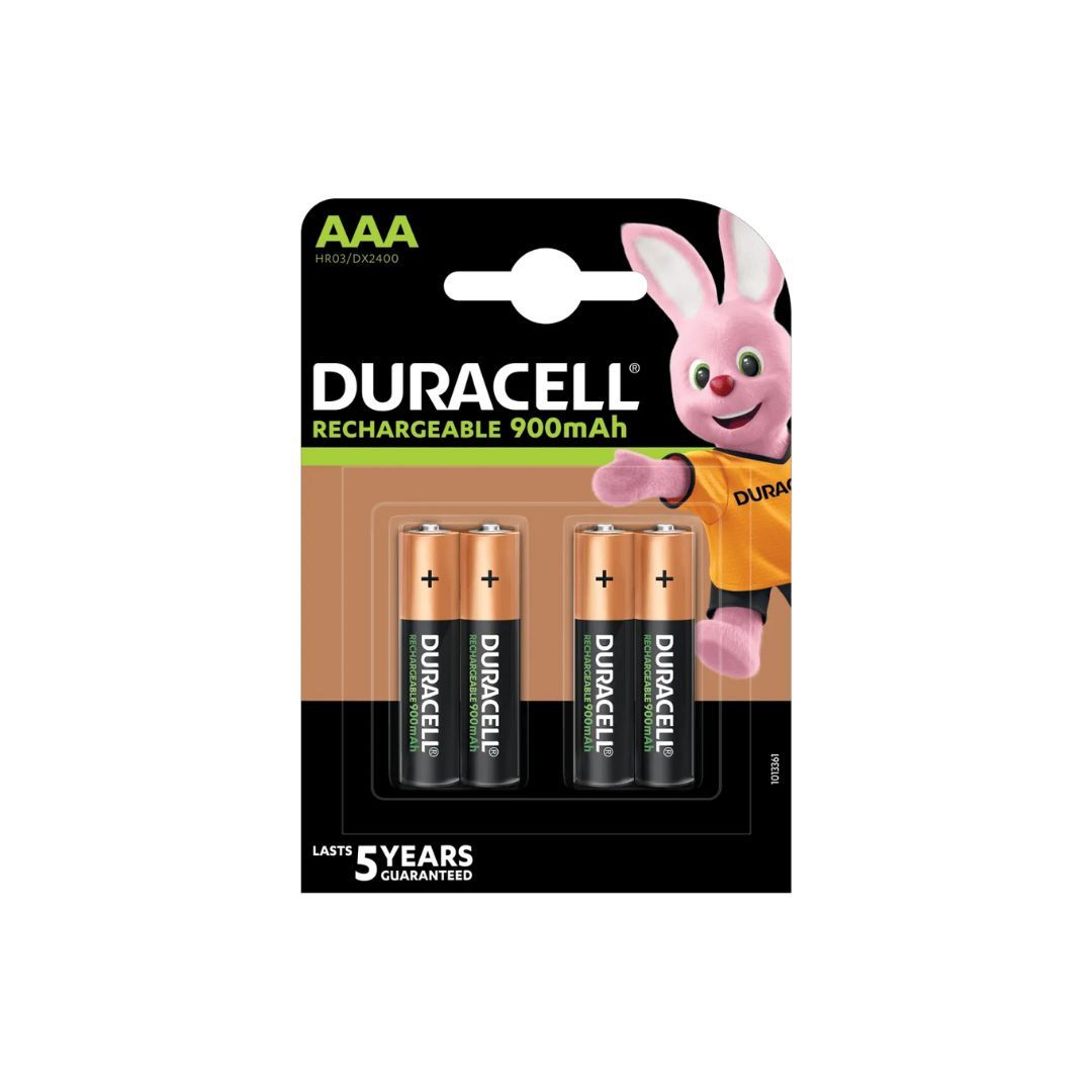 Duracell AAA 900mAh NiMh BP-4 Precharged