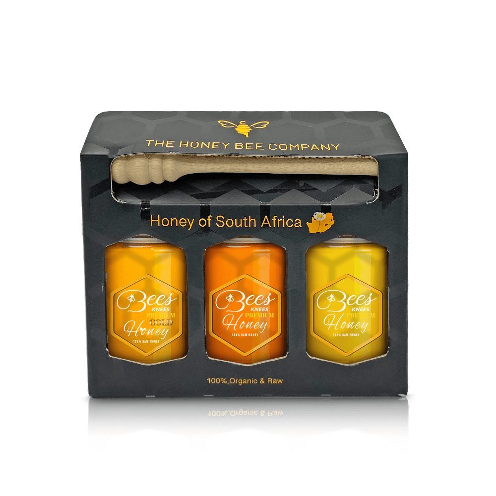 Bees Knees (White, Strawberry & Fynbos Gift Box) x 3 Bottle
