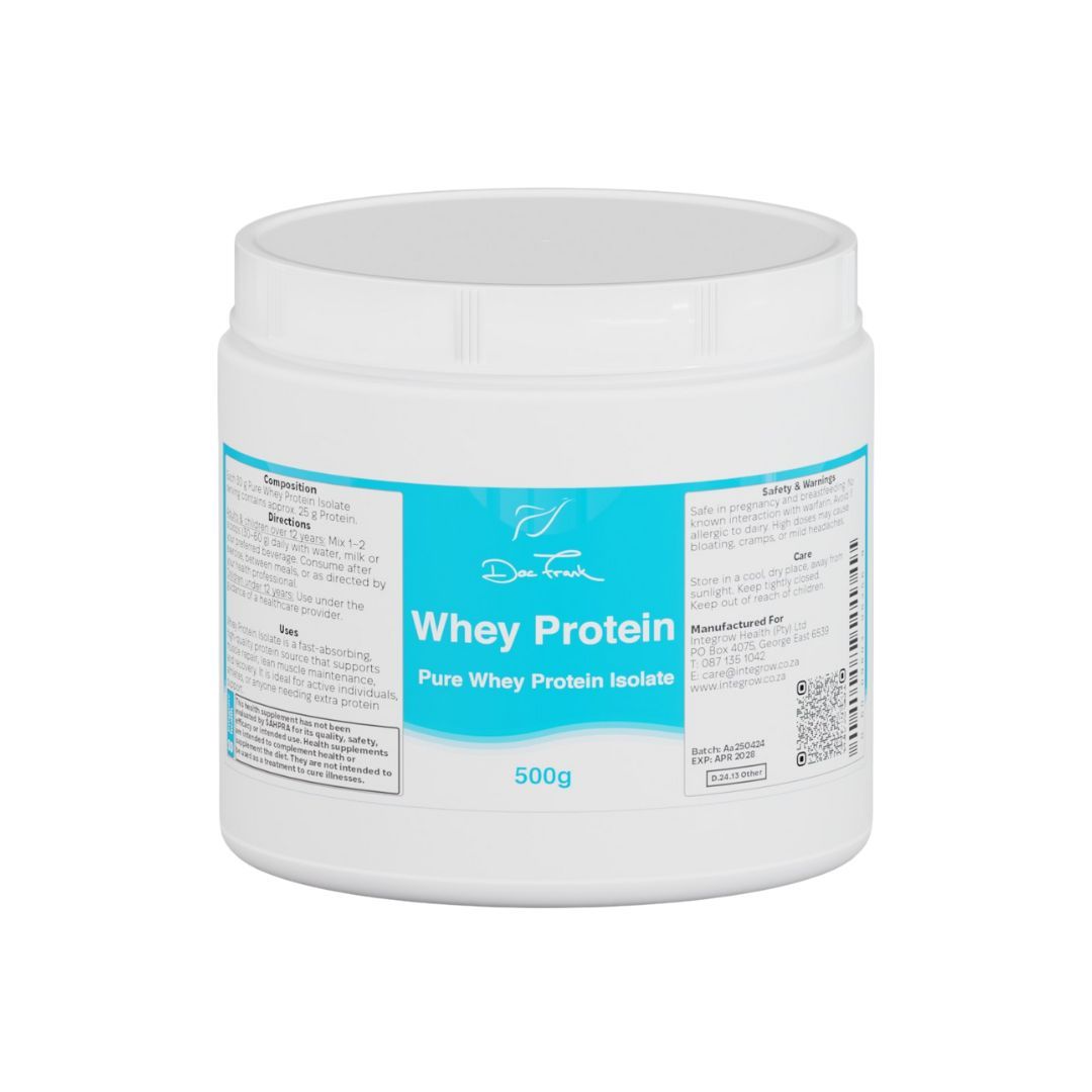 Pure Whey Protein Isolate 500 g – high-quality protein for muscle support and recovery