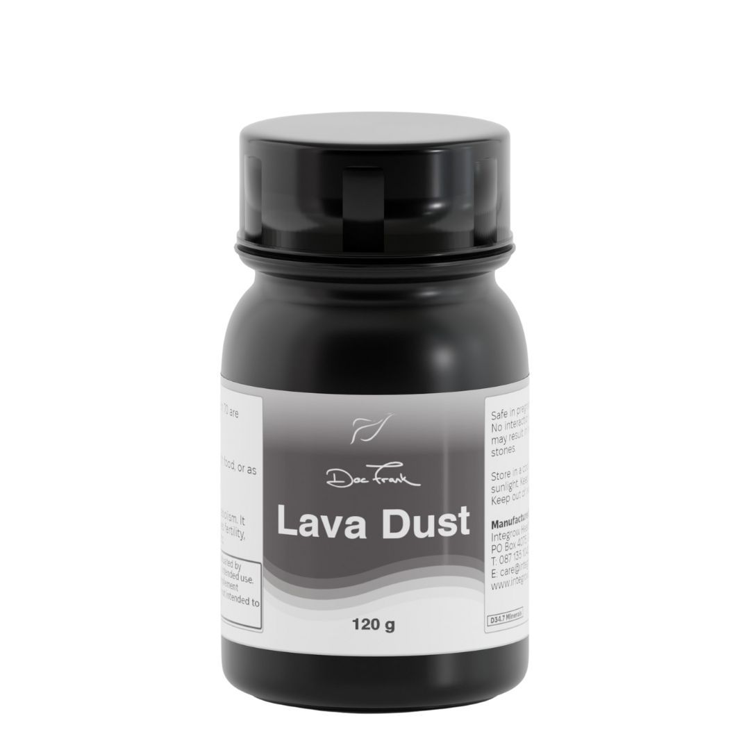 Lava Dust 120 g – natural volcanic mineral supplement rich in trace elements for detox and energy