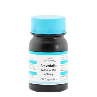 Vitamin B17 (Amygdalin) 450 mg × 60 capsules. Apricot-kernel derived supplement for antioxidant, re…