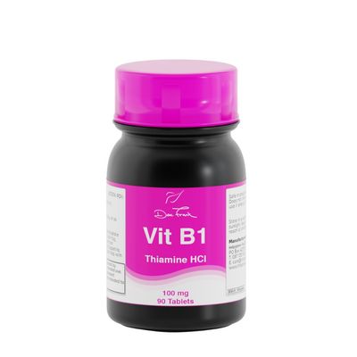 Vitamin B1 Thiamine 100 mg 90 tablets – supports energy, nerves, and heart health