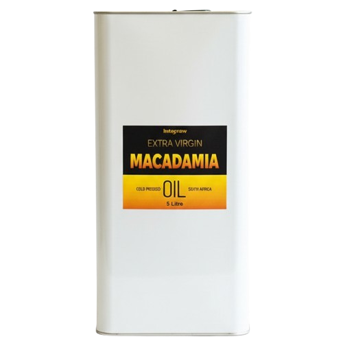Macadamia Nut Oil Cold-Pressed Tin 5 Litre