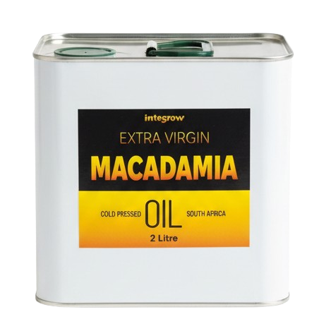 Macadamia Nut Oil Cold-Pressed Tin 2 Litre