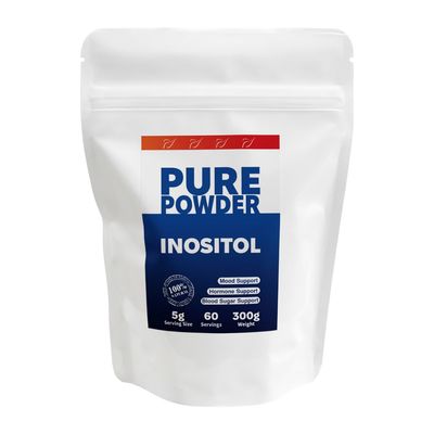 Pure Powder Inositol 300 g - Mood Support, Hormone Support, Blood Sugar Support