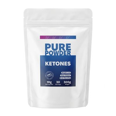 Pure Powder Ketones 300 g - Weight Loss, Deep Ketosis, Brain Boosting.