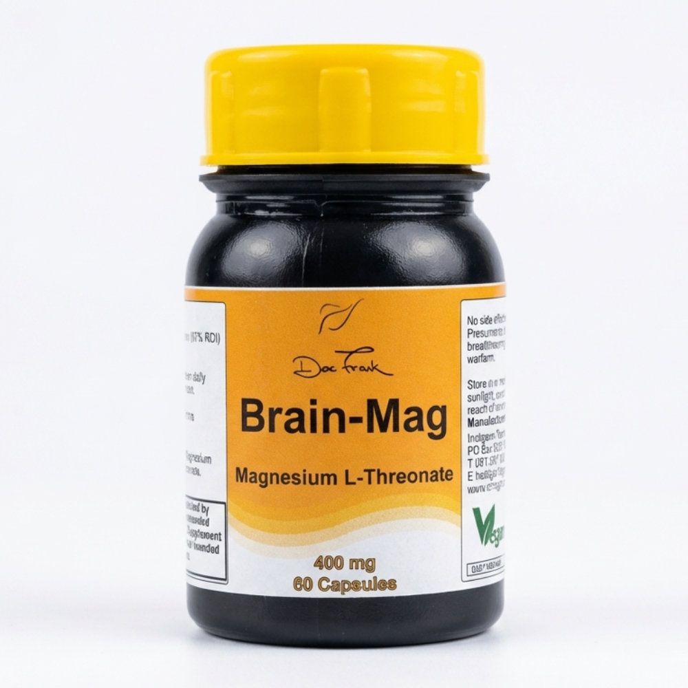 Brain-Mag 400mg Magnesium L-Threonate 60 Capsules