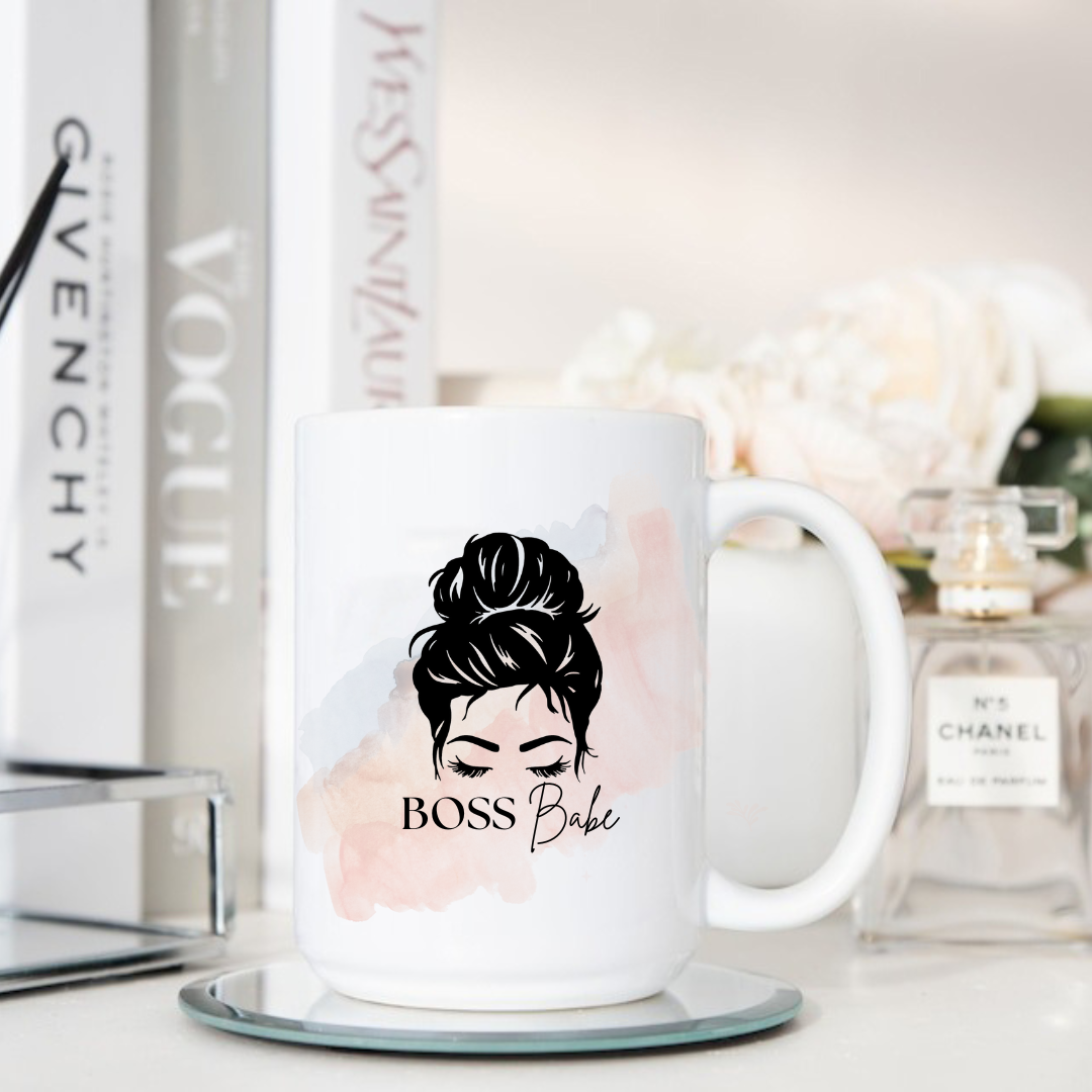 BossBabe 15oz Black Inner Mug