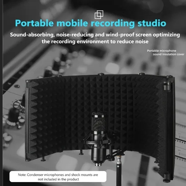 5 pannel microphone islotion