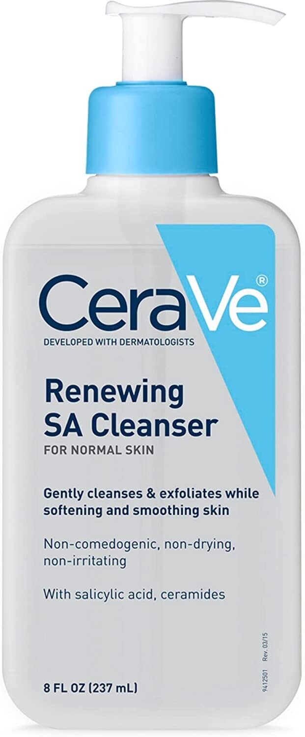 CeraVe Renewing SA Cleanser, 8 Ounce