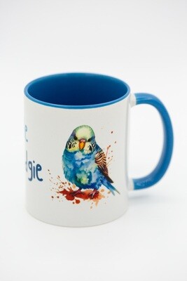 Cuddle Budgie Mug